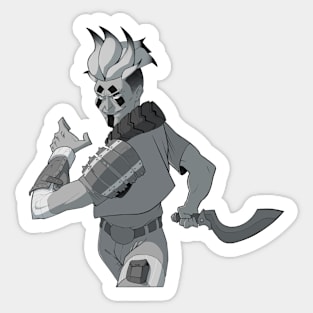 The walker Sticker